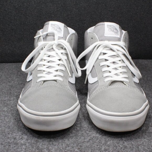 Vans Mid Skool 37 LX Vault OG Shoes Sneakers Gray and White Men's Size 12 - Picture 3 of 12